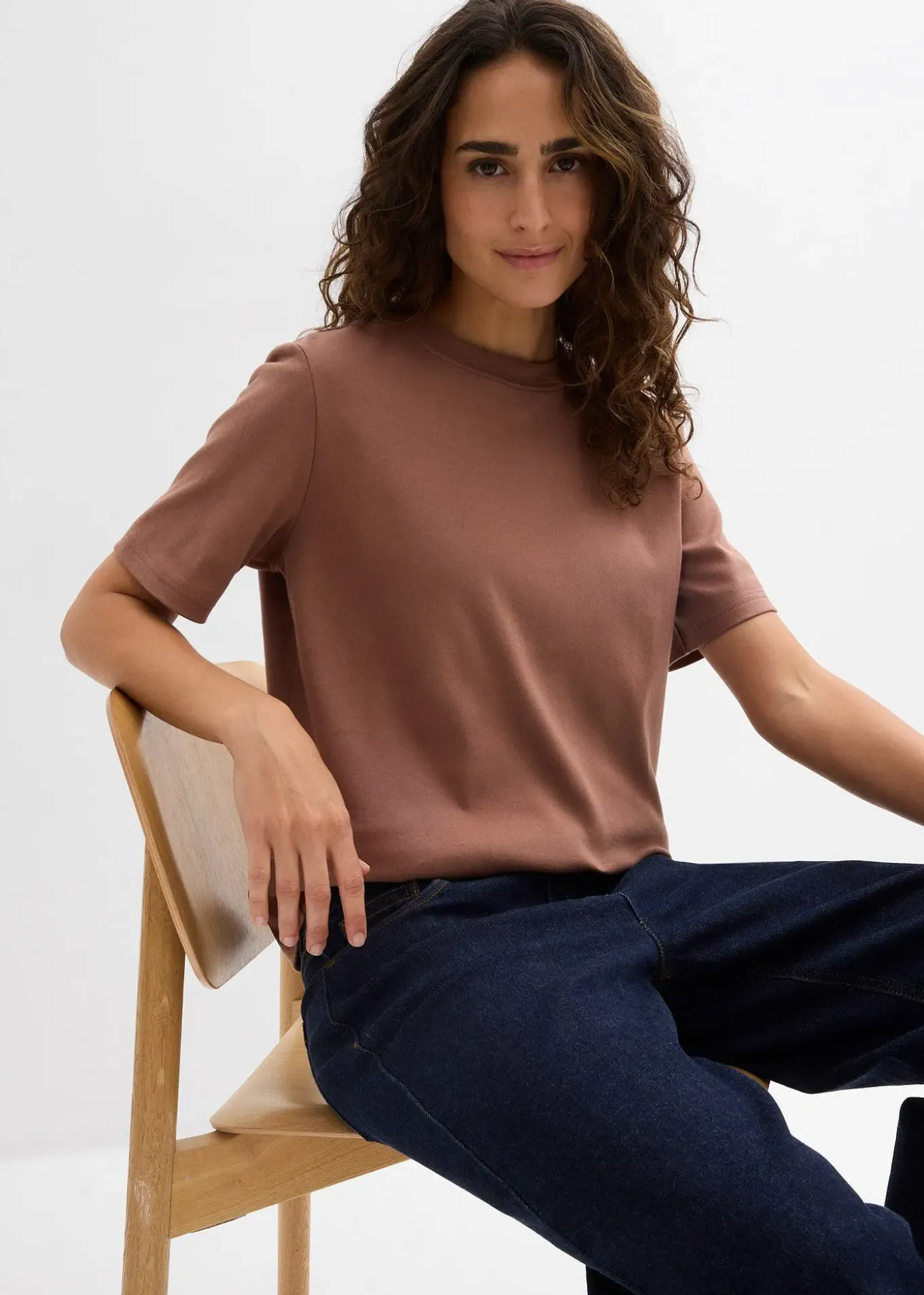 Lot de 2 T-shirts épais en jersey 100% coton