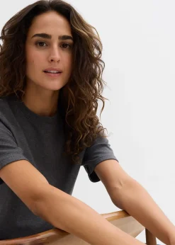 Lot de 2 T-shirts épais en jersey 100% coton