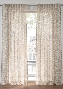 Lot de 2 voilages en batiste