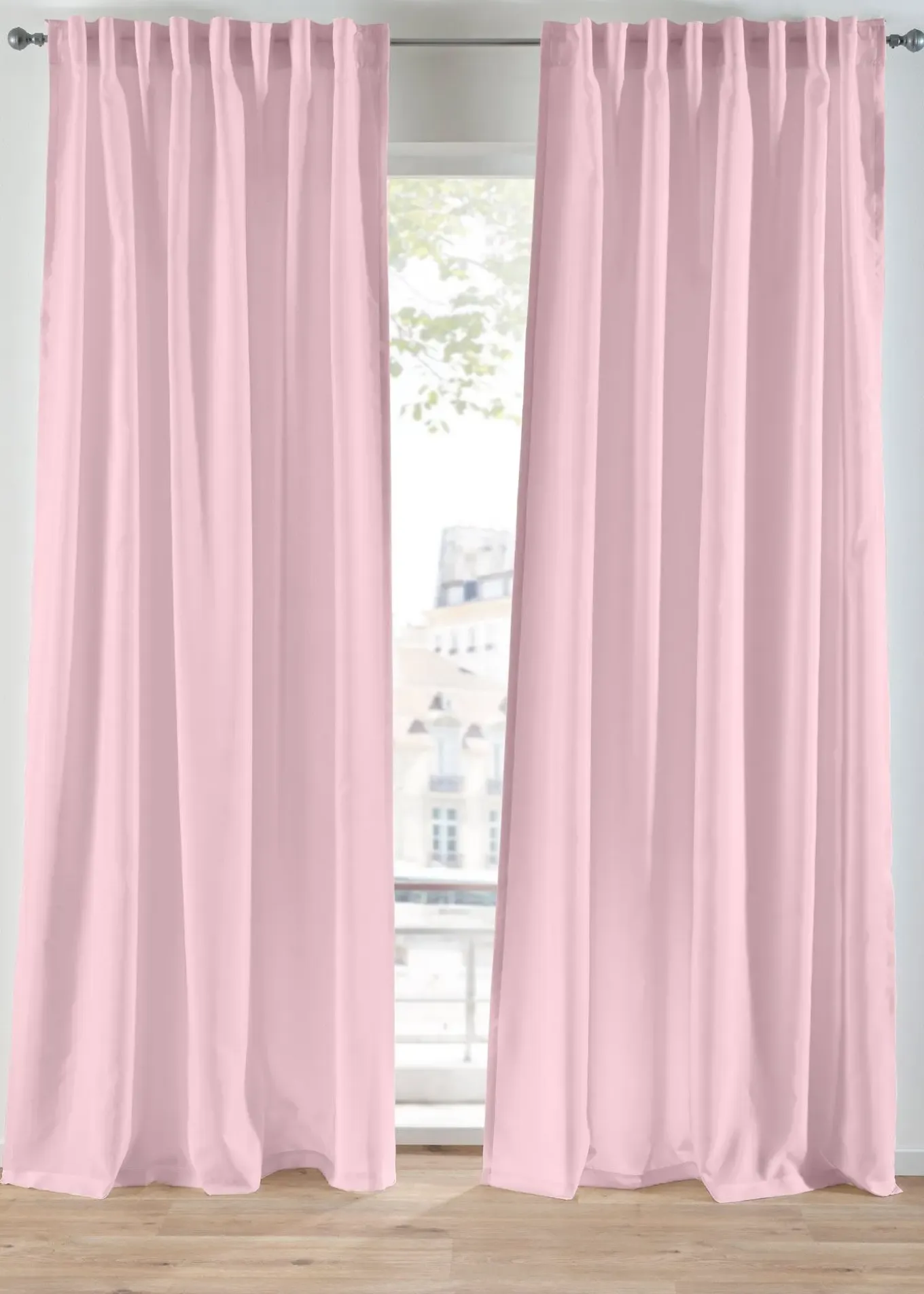 Lot de 2 voilages en polyester recyclé