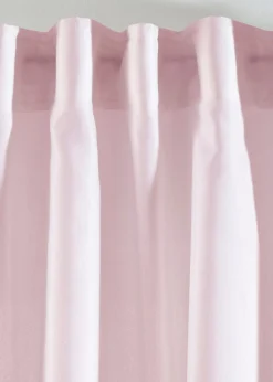 Lot de 2 voilages en polyester recyclé