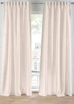 Lot de 2 voilages en polyester recyclé