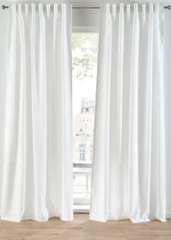 Lot de 2 voilages en polyester recyclé