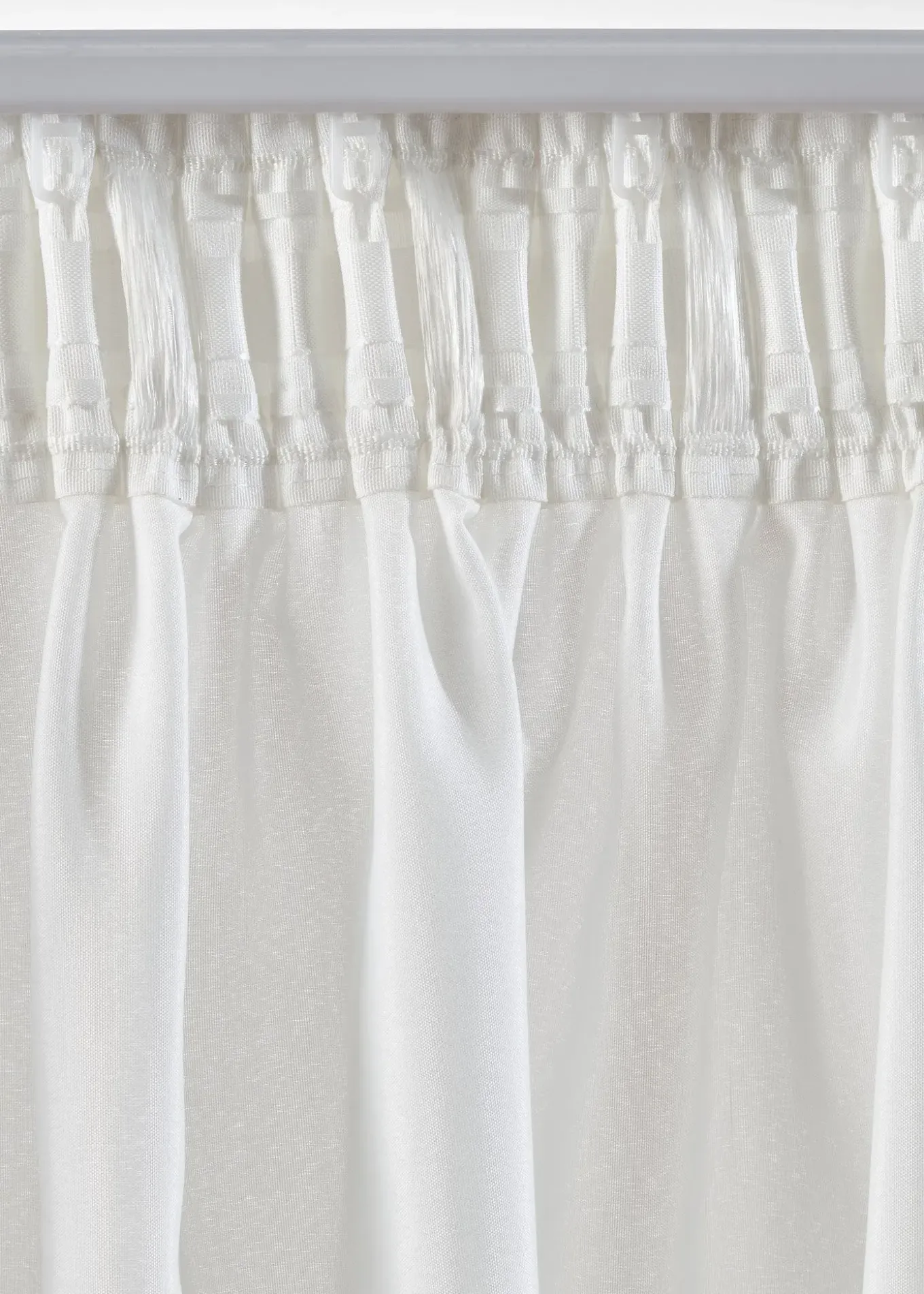 Lot de 2 voilages en polyester recyclé