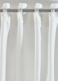 Lot de 2 voilages en polyester recyclé