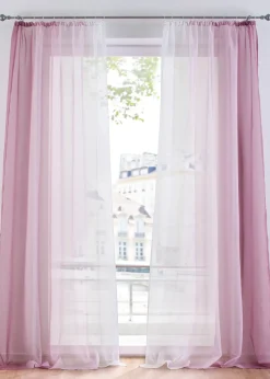 Lot de 2 voilages en tissu léger, aussi en XXL