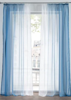 Lot de 2 voilages en tissu léger, aussi en XXL