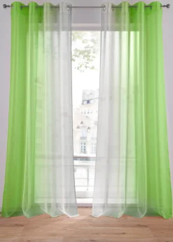 Lot de 2 voilages en tissu léger, aussi en XXL