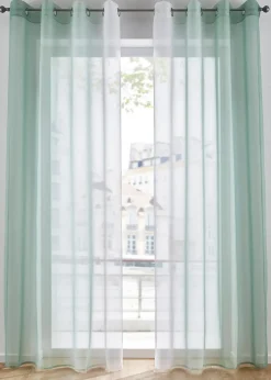 Lot de 2 voilages en tissu léger, aussi en XXL