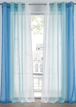 Lot de 2 voilages en tissu léger, aussi en XXL