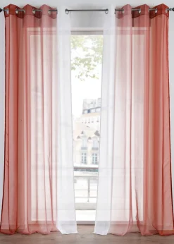 Lot de 2 voilages en tissu léger, aussi en XXL