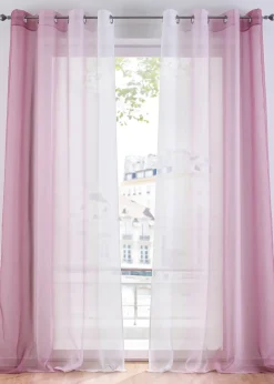 Lot de 2 voilages en tissu léger, aussi en XXL