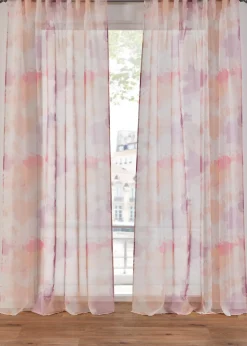 Lot de 2 voilages imprimés