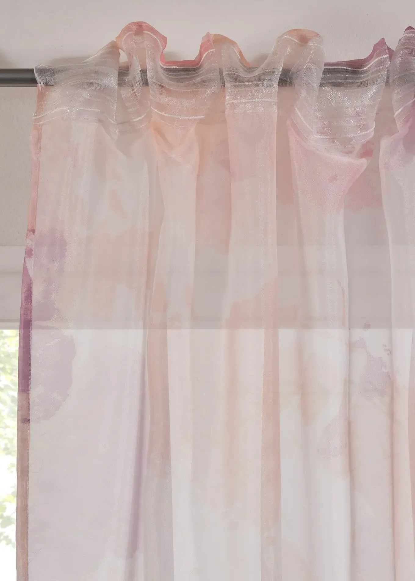 Lot de 2 voilages imprimés