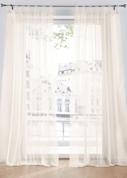 Lot de 2 voilages légers