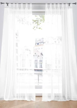 Lot de 2 voilages légers