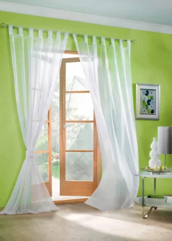 Lot de 2 voilages légers