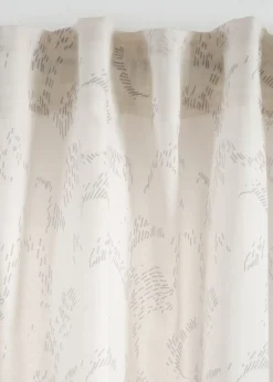 Lot de 2 voilages semi-transparents, aussi en extra long