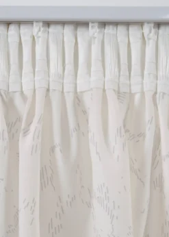 Lot de 2 voilages semi-transparents, aussi en extra long