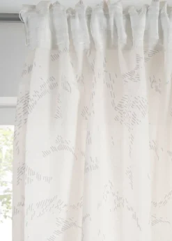 Lot de 2 voilages semi-transparents, aussi en extra long