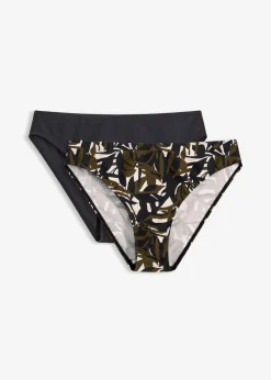 Lot de 2 bas de maillot (uni et imprimé)