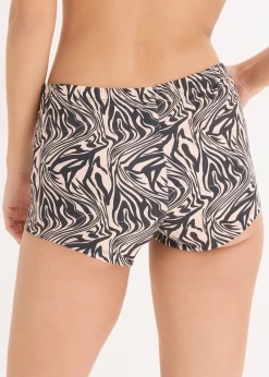 Lot de 4 boxers femme en microfibre lisse