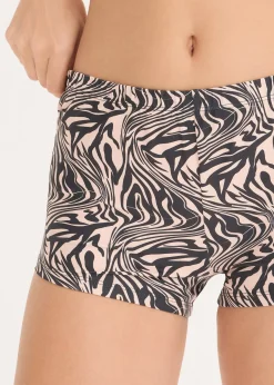 Lot de 4 boxers femme en microfibre lisse