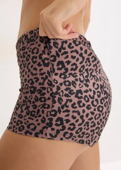 Lot de 4 boxers femme en microfibre lisse