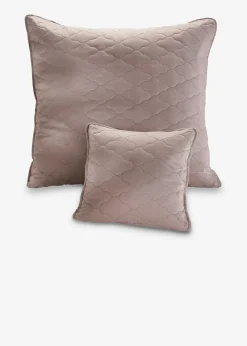 Lot de 2 housses de coussin matelassées