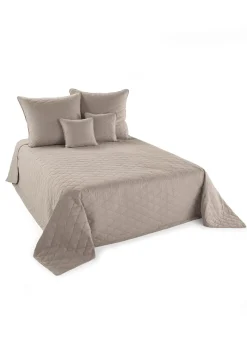 Lot de 2 housses de coussin matelassées