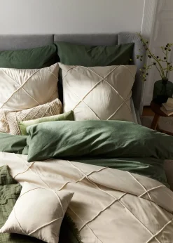 Lot de 2 housses de coussin à rectangles