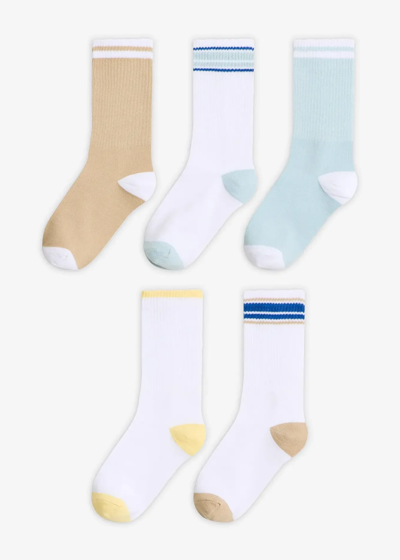 Lot de 5 paires de chaussettes de sport