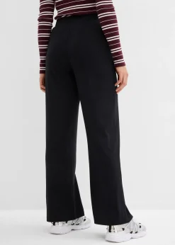 Lot de 2 pantalons en jersey côtelé