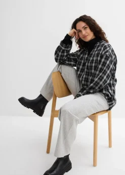 Lot de 2 pantalons en jersey côtelé