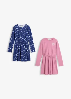 Lot de 2 robes en jersey coton