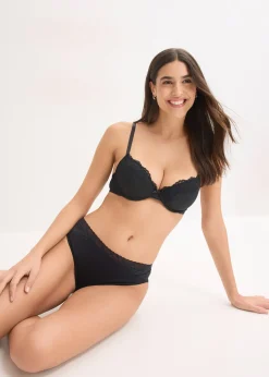 Lot de 5 slips maxi avec dentelle