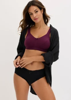 Lot de 3 soutiens-gorge coton sans armatures