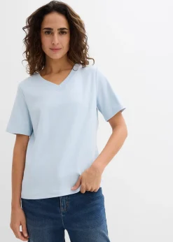 Lot de 2 T-shirts en jersey épais 100% coton