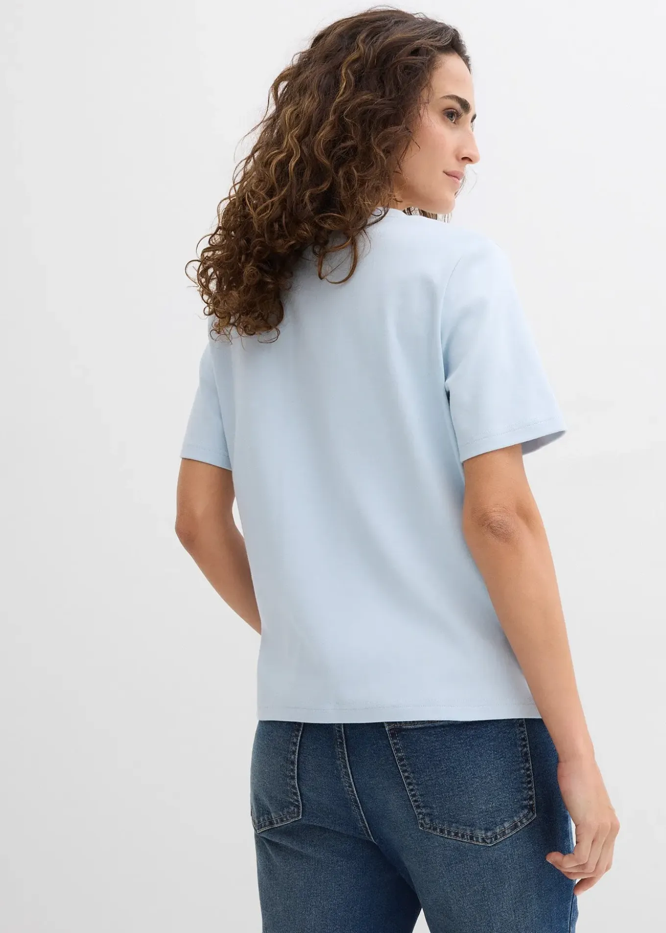 Lot de 2 T-shirts en jersey épais 100% coton