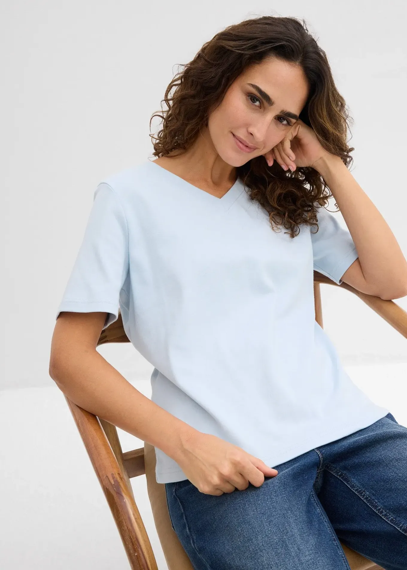 Lot de 2 T-shirts en jersey épais 100% coton