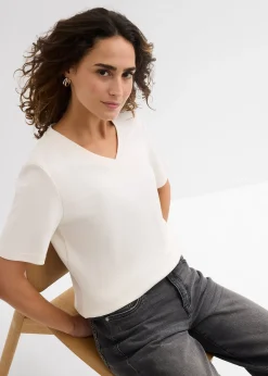 Lot de 2 T-shirts en jersey épais 100% coton