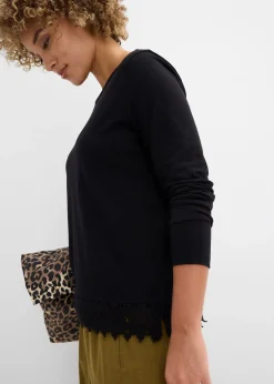 Lot de 2 T-shirts manches longues 100% coton