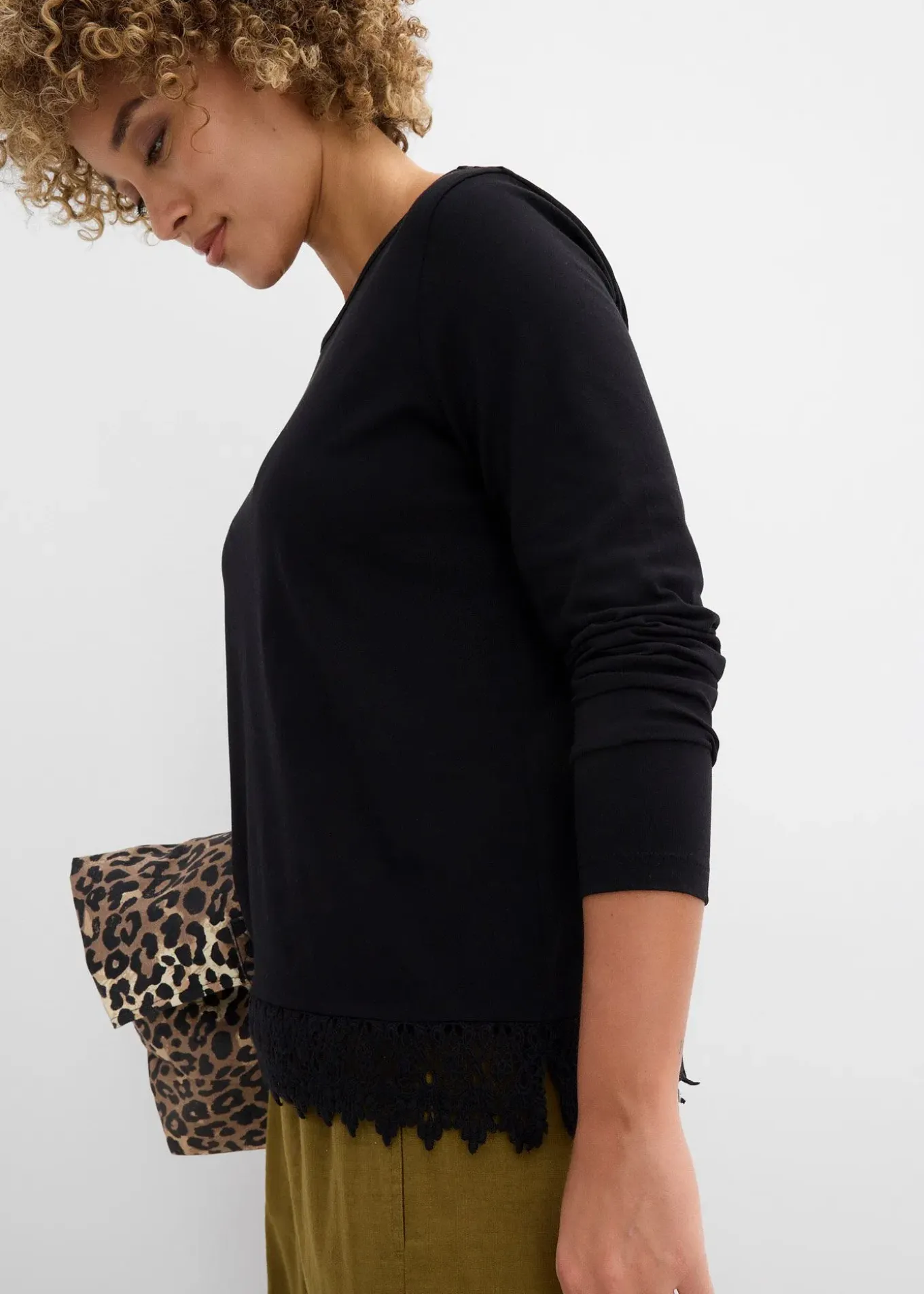 Lot de 2 T-shirts manches longues 100% coton