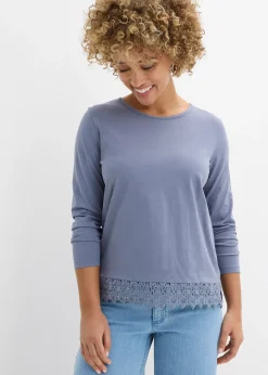 Lot de 2 T-shirts manches longues 100% coton