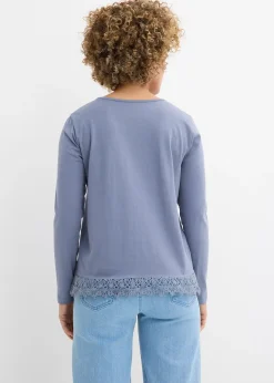 Lot de 2 T-shirts manches longues 100% coton