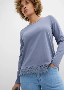 Lot de 2 T-shirts manches longues 100% coton