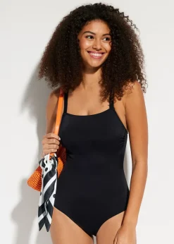 Maillot 1 pièce à encolure carrée