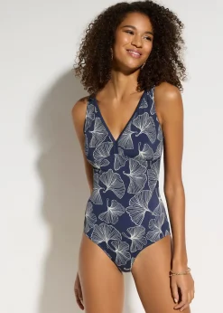 Maillot 1 pièce à encolure V