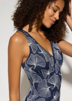 Maillot 1 pièce à encolure V