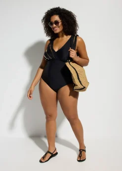 Maillot 1 pièce à sequins